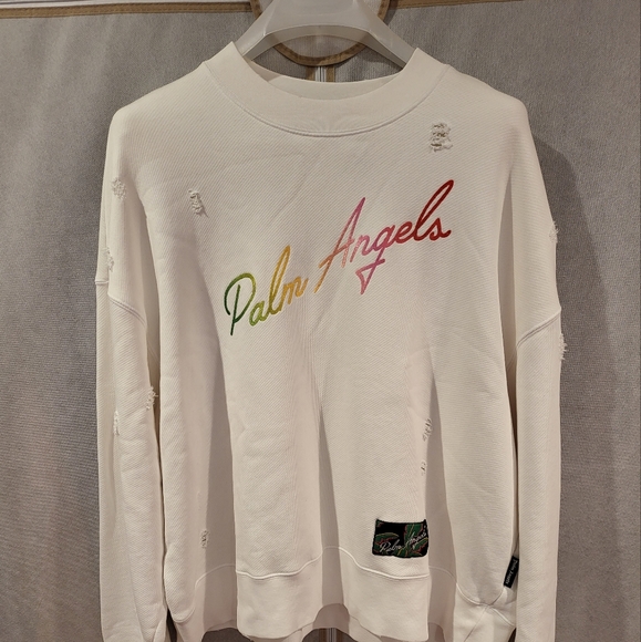 PALM ANGELS Oversized Miama Logo Sweatshirt - UNISEX - Picture 4 of 8
